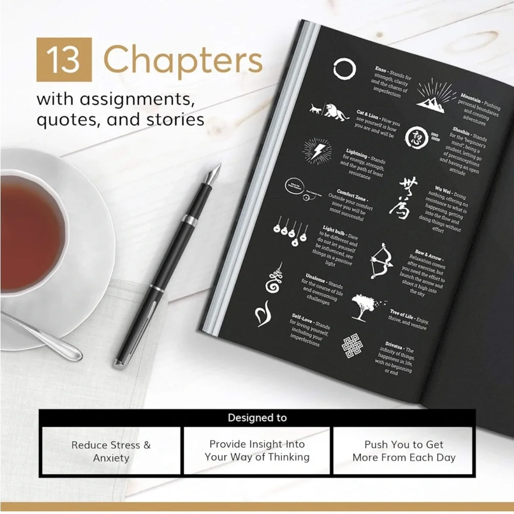 Vertellis Chapters 13 week Self Care, Gratitude Journal inspiration writ…
